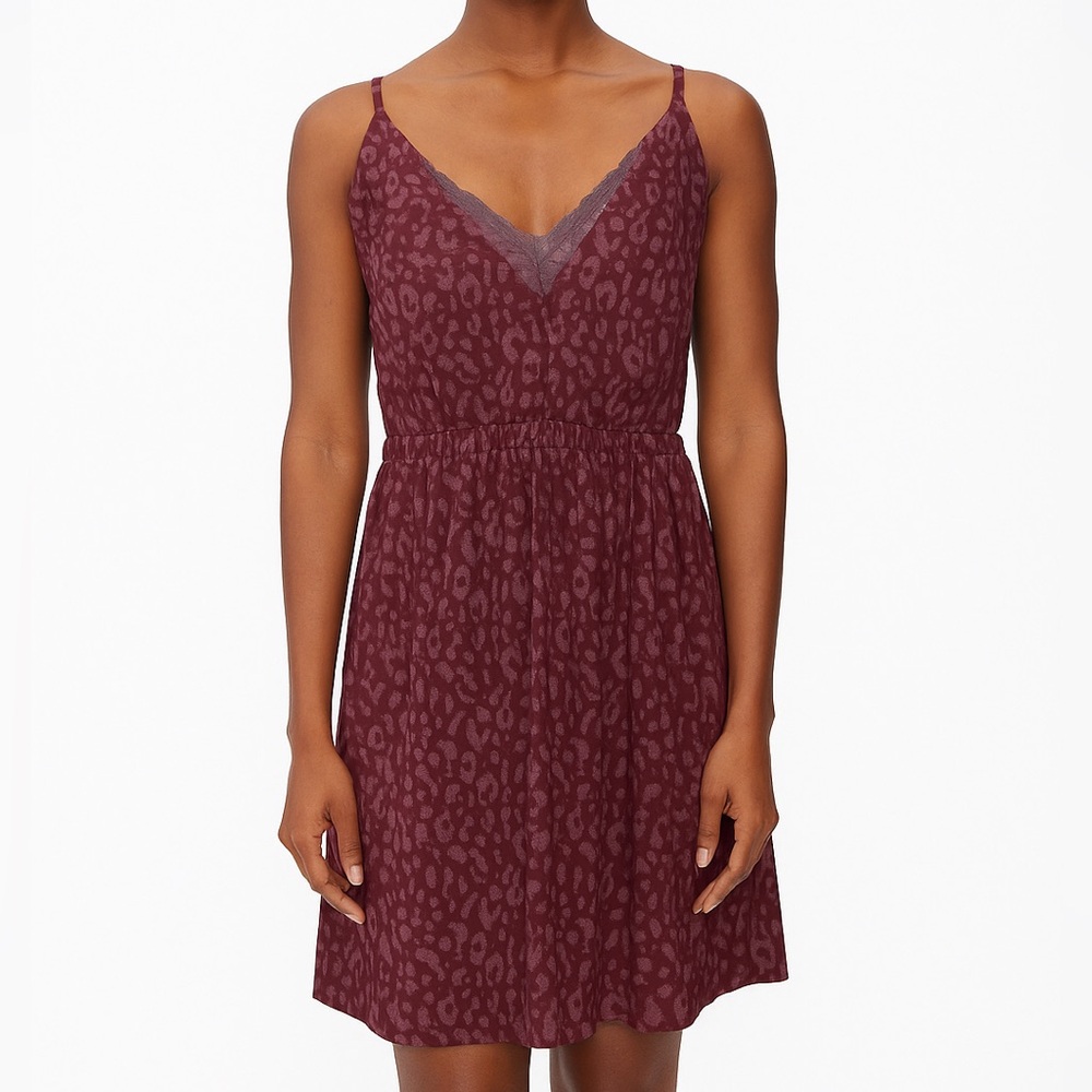 Sleep by Cacique - Purple Animal Print Night Sleep Dress Size 14/16. NWT